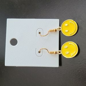 Smiley face earrings